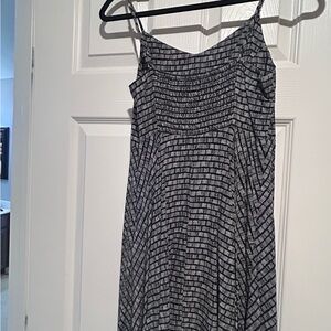 Old Navy Black and White Maxi Dress
